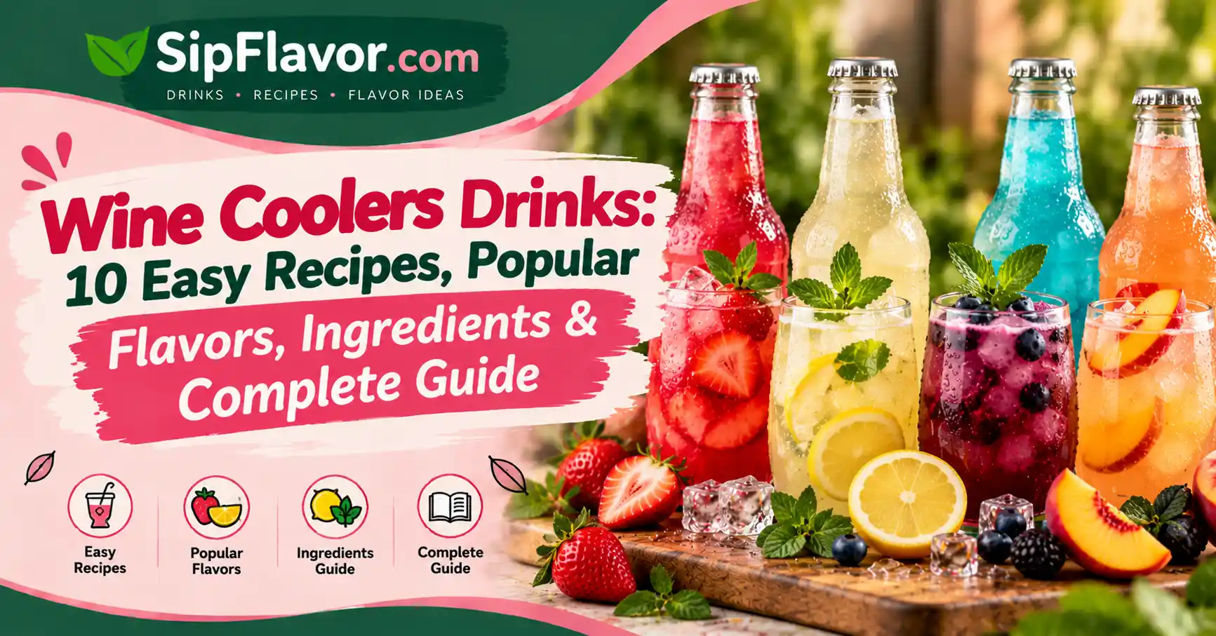 Wine Coolers Drinks: 10 Easy Recipes, Popular Flavors, Ingredients & Complete Guide