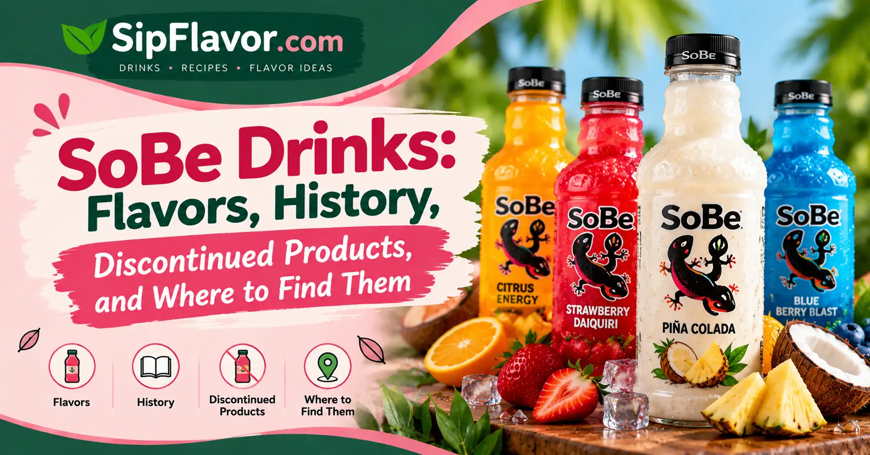 SoBe Drinks: Flavors, History, Discontinued Products, and Where to Find Them